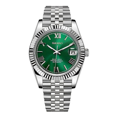 Seiko Mod Oyst Green Roman