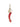Christian Louboutin Steel Keyring