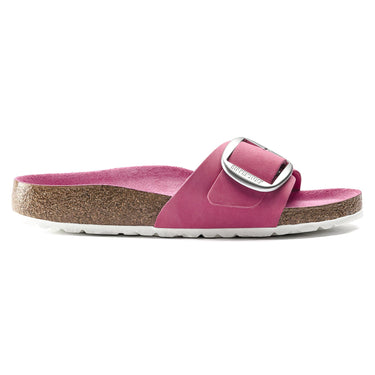 Birkenstock Madrid Big Buckle Nubuck Leather Pink/Fuchsia Tulip