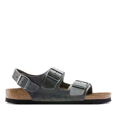 Birkenstock Milano Birko-Flor Nubuck Grey