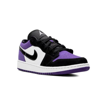 Jordan 1 Low Court Purple Black