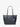 Michael Kors Charlotte Large Logo and Leather Top-Zip Tote Bag Admiral