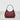 Coach Ergo Bag With Woven Checkerboard In Repurposed Leather Oxblood Strawberry Haze