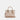 Coach Maggie Small Tote Bag In Blocked Signature Canvas Gold Sand Tan