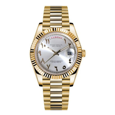 SEIKO MOD daydate gold - white arabic