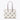 Tory Burch T Monogram Contrast Embossed Tote Chocolate
