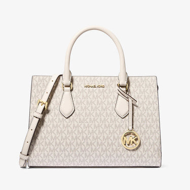 Michael Kors handbag with logo on a white background