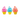 NeeDoh Nice Cream Ice Cream Cone Squishy Fidget Toy 3x Lot Orange/Pink/Blue