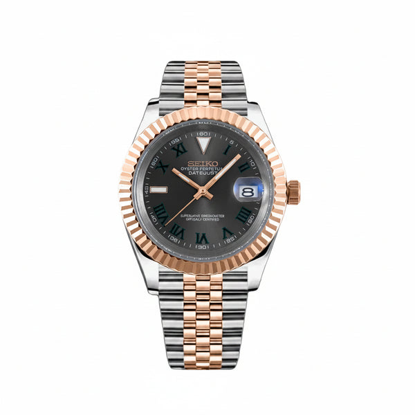 SEIKO MOD datejust wimbeldon two tone