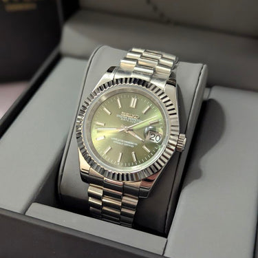 SEIKO MOD datejust mint green
