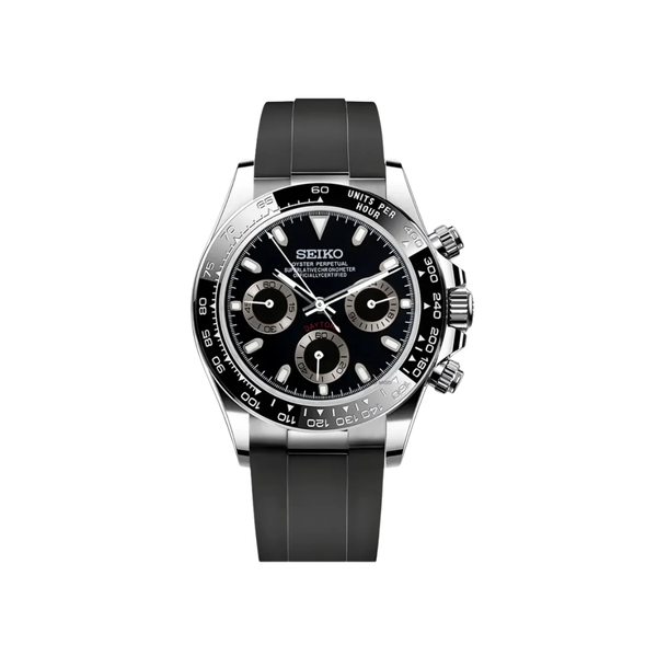 SEIKO MOD DAYTONA BLACK