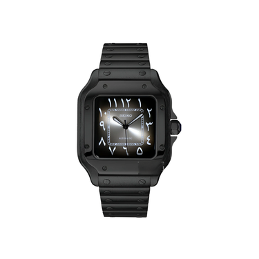 SEIKO MOD SANTOS BLACK GHOST ARABIC