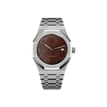 Seiko Mod Royal Oak Arabic Brown