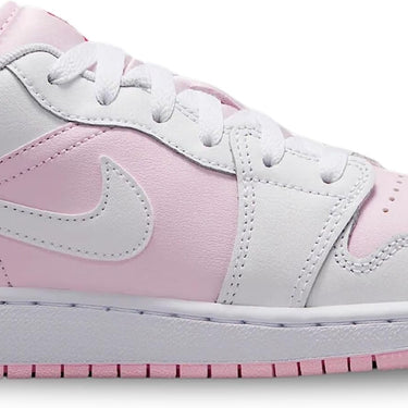 Jordan 1 Low Pink Foam Fire Red White (GS)