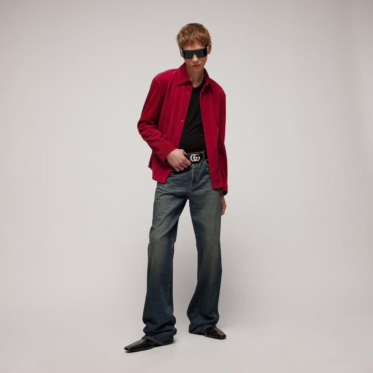 Cotton corduroy shirt - Off Kicks