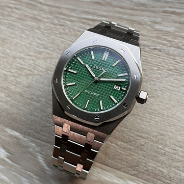 Seiko Mod Royal Oak Green