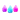 NeeDoh Dream Drop Squishy Fidget Toy (Set of 3) Pink Blue Purple