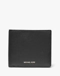 MICHAEL KORS Men Black Slim Billfold Leather Wallet