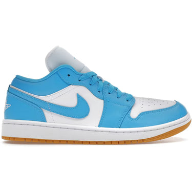 Jordan 1 Low White Gum Light Brown Dark Powder Blue (W)