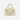 Goyard Goyardine Canvas Sand Saigon Tote Palladium Hardware