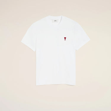 Ami White Cotton Ami de Coeur T-Shirt