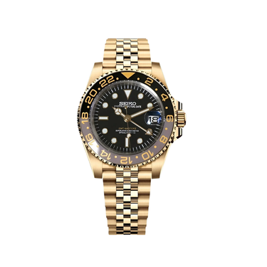 Seiko Mod Gmt Gold