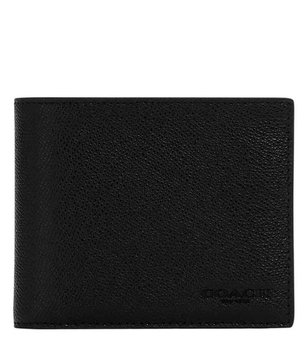 Coach Black Slim Fold Wallet