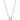Hermes Mini Pop H Pendant Palladium-Tone Blanc