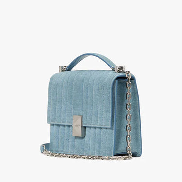 Kate Spade Deco Quilted Chain Shoulder Bag Blue Multi