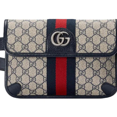 Gucci Gg Supreme Belt Bag Grey