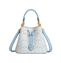 Coach Rowan Bucket Bag In Signature Canvas in Gold Chalk Blue