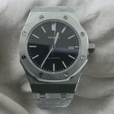 Seiko Mod Royal Oak Black