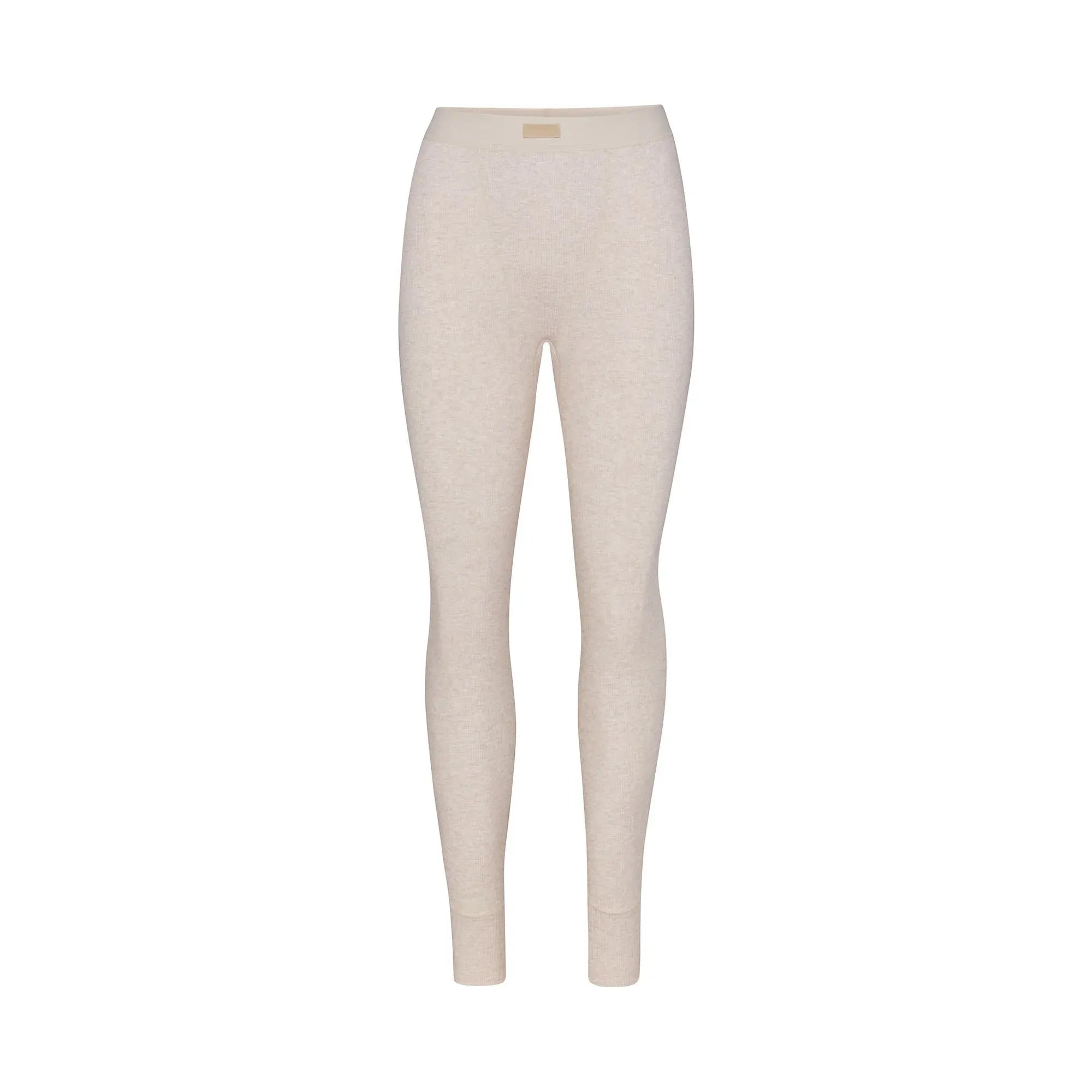 Skims Cotton Rib Legging Heather Oatmeal