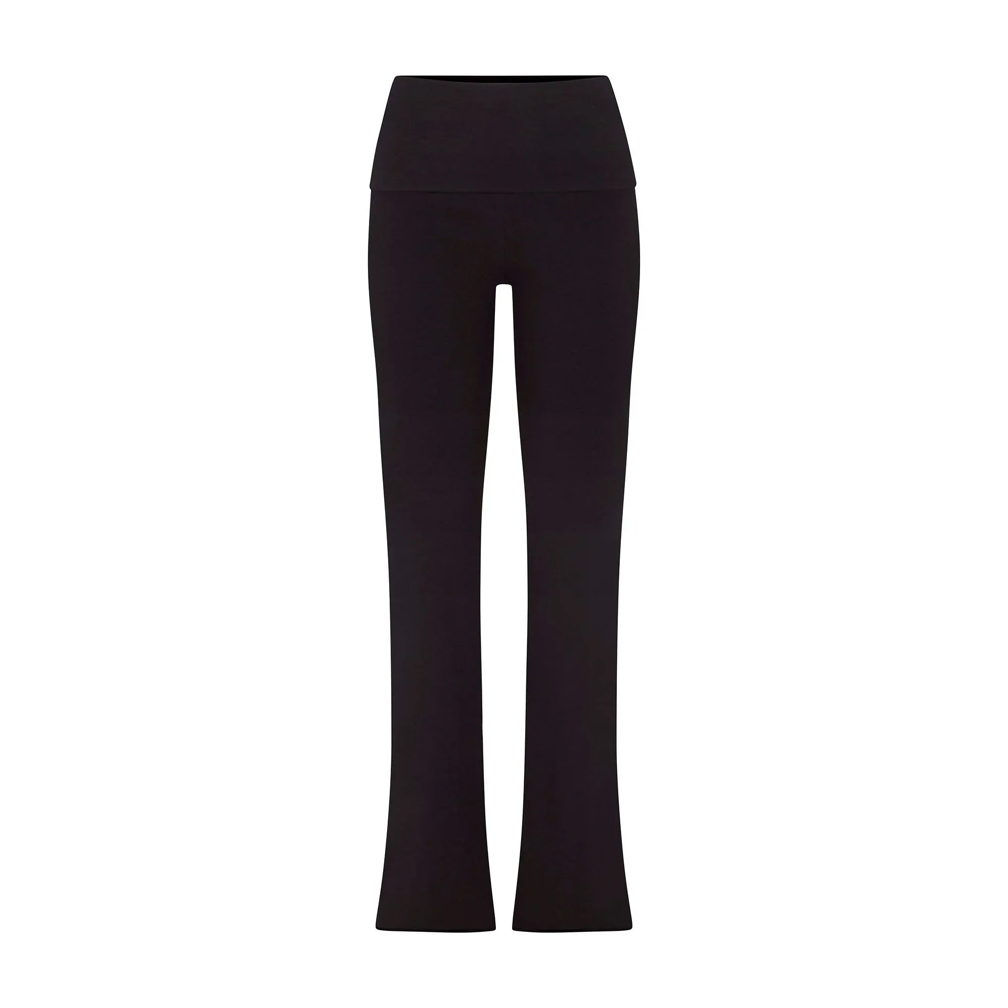 Skims Cotton Jersey Foldover Pant Soot