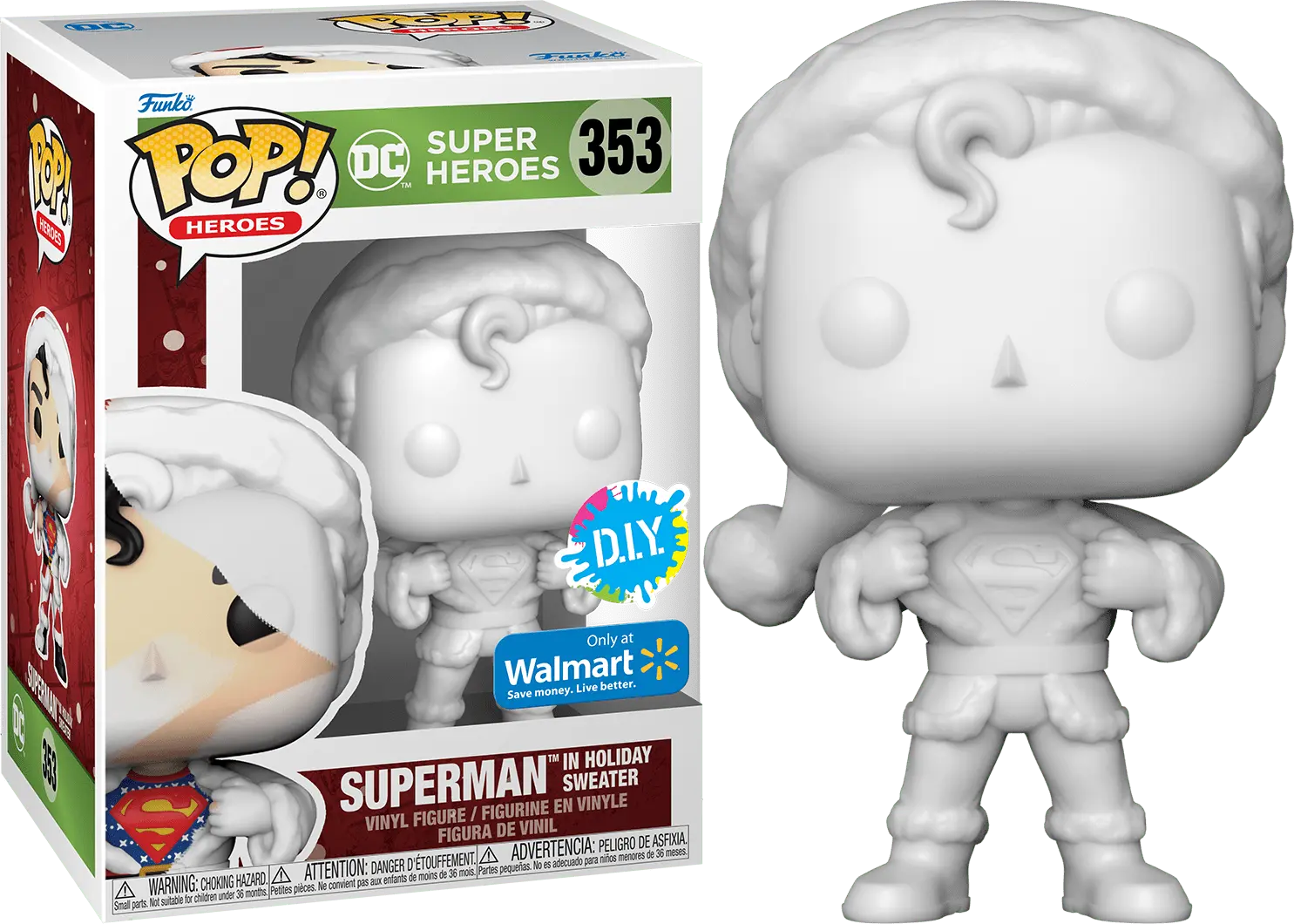 Funko Superman in Holiday Sweater