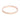 Coach Signature Pavé Hinged Bangle Rose Gold