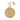 Coach Scorpio Coin Pendant Necklace Gold
