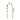 Coach Chain Strap With Charms Brass-Multi