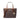 Michael Kors Jet Set Travel Extra-Small Logo Top-Zip Tote Bag Brown