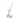 Coach Dice Pendant Necklace Silver