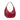 Kate Spade Nova Smooth Leather Large Crescent Shoulder Bag Red Jam