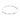 Coach Thin Signature Hinged Bangle Silver