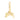 Coach Mini Bow Charm Huggie Earrings Gold