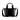 Kate Spade Kip Clear Mini Tote Black