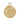 Coach Libra Coin Pendant Necklace Gold