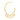 Coach Coach Charms Hoop Earrings Gold