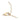 Coach Coach Script Heart Necklace Gold
