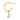 Coach Mini Tea Rose And Cherry Charm Hoop Earrings Gold-Silver