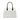 Kate Spade Madison Colorblock Saffiano Leather Medium Satchel Platinum Grey Multi