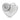 Coach Open Circle Heart Stud Earrings Silver